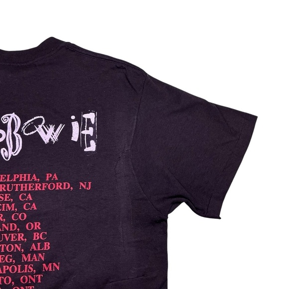 Vintage 1987 David Bowie The Glass Spider Tour single stitch T shirt USA - Picture 7 of 7